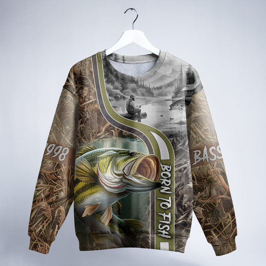 Backwater Bass Legend Personalized Unisex Sweatshirt