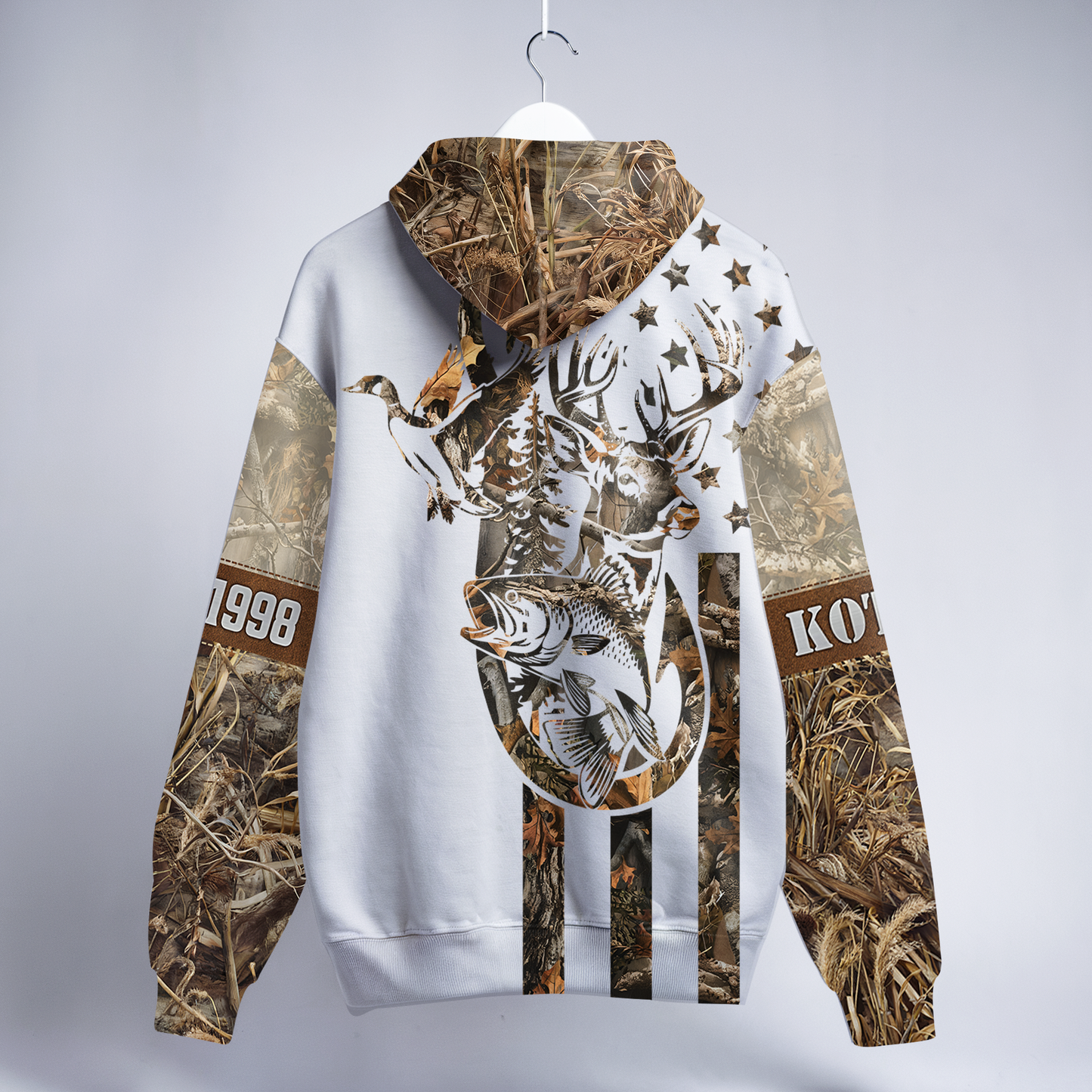 Cast & Blast Legend Personalized Zip Hoodie