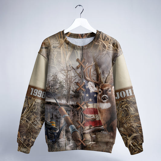 Buckmaster’s Reel Personalized Hunting Sweater