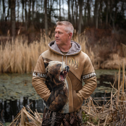 Bear Claw Wilderness Hoodie Personalized - The Deerly