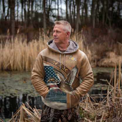 American Spirit Duck Hunting Hoodie - The Deerly