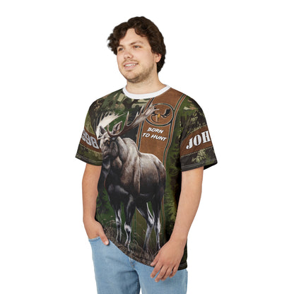 Moose Hunter Personalized Unisex Cut & Sew Tee