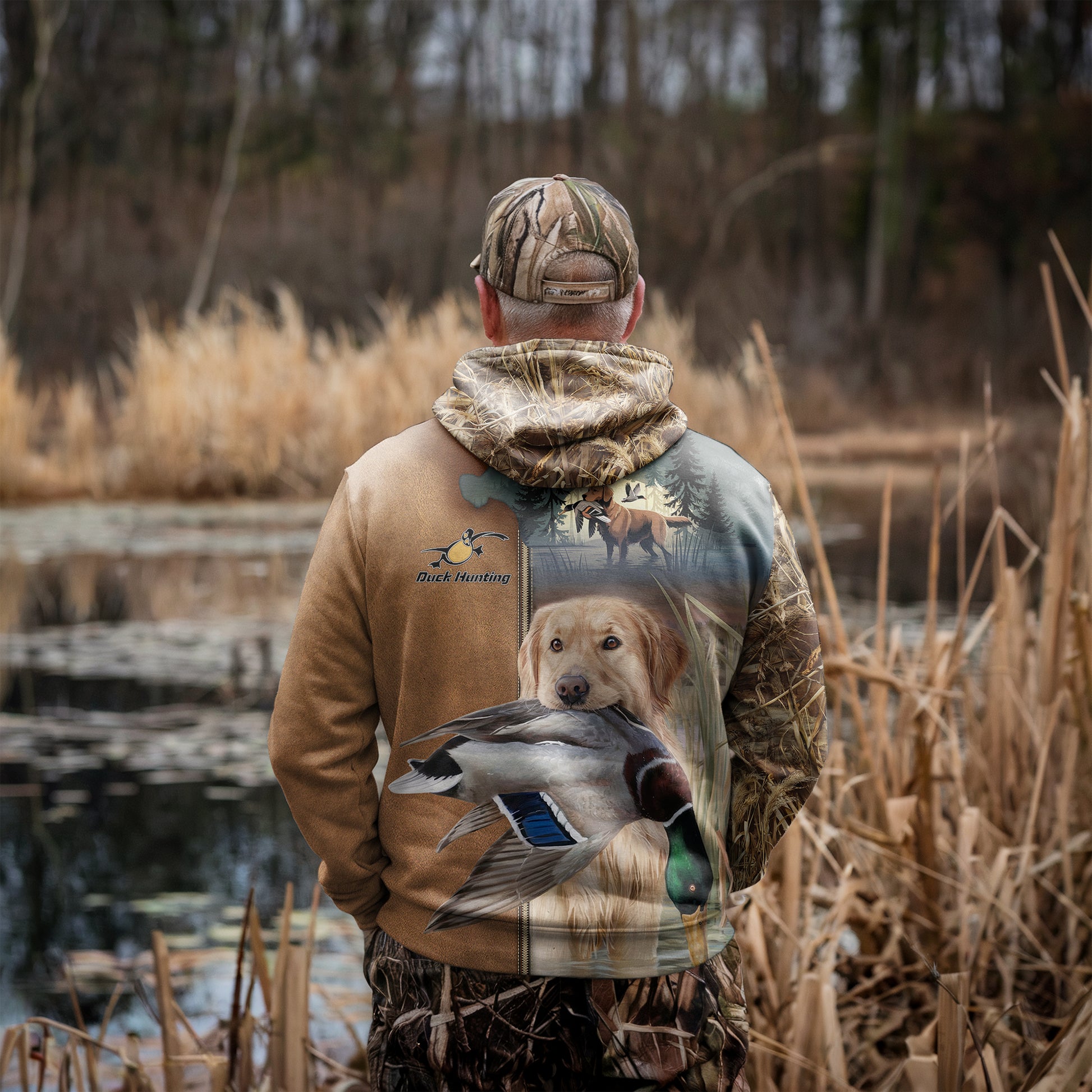 Retriever's Triumph Hoodie - Duck Hunting Collection - The Deerly