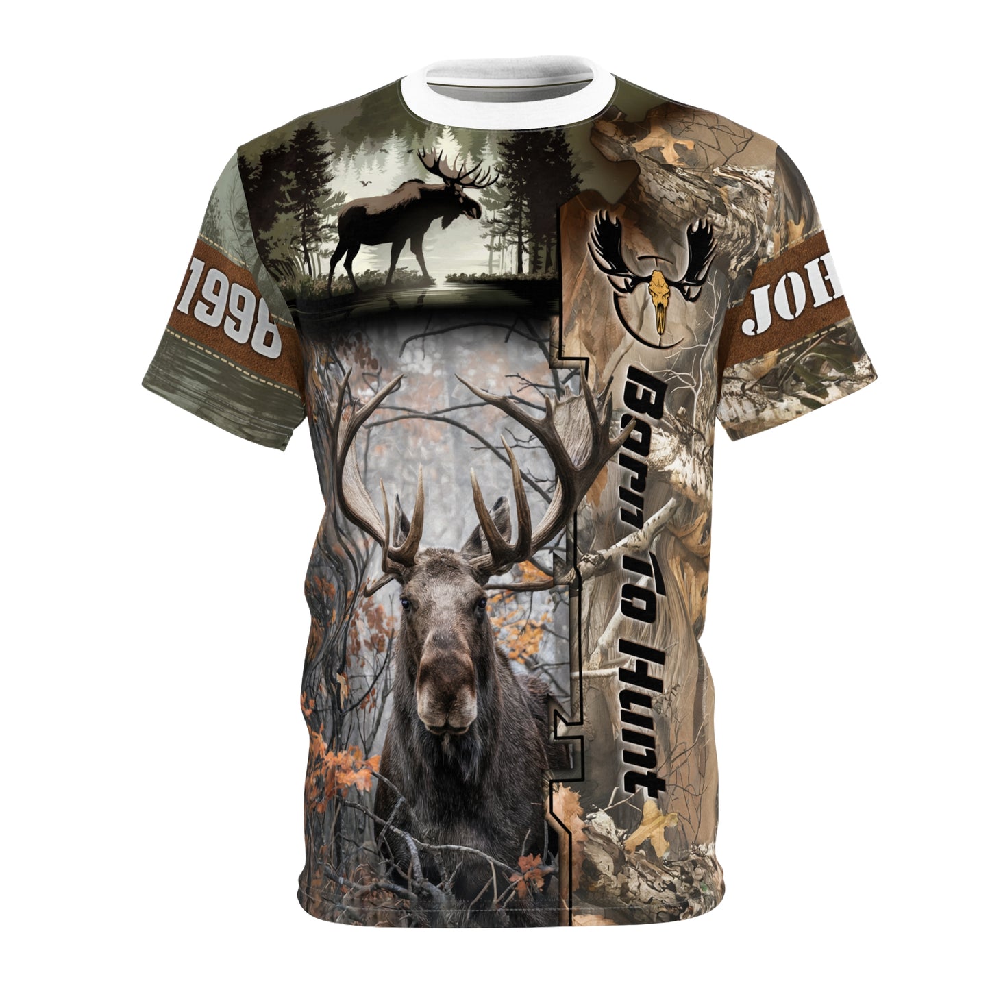 Moose Majesty Personalized Unisex Cut & Sew Tee