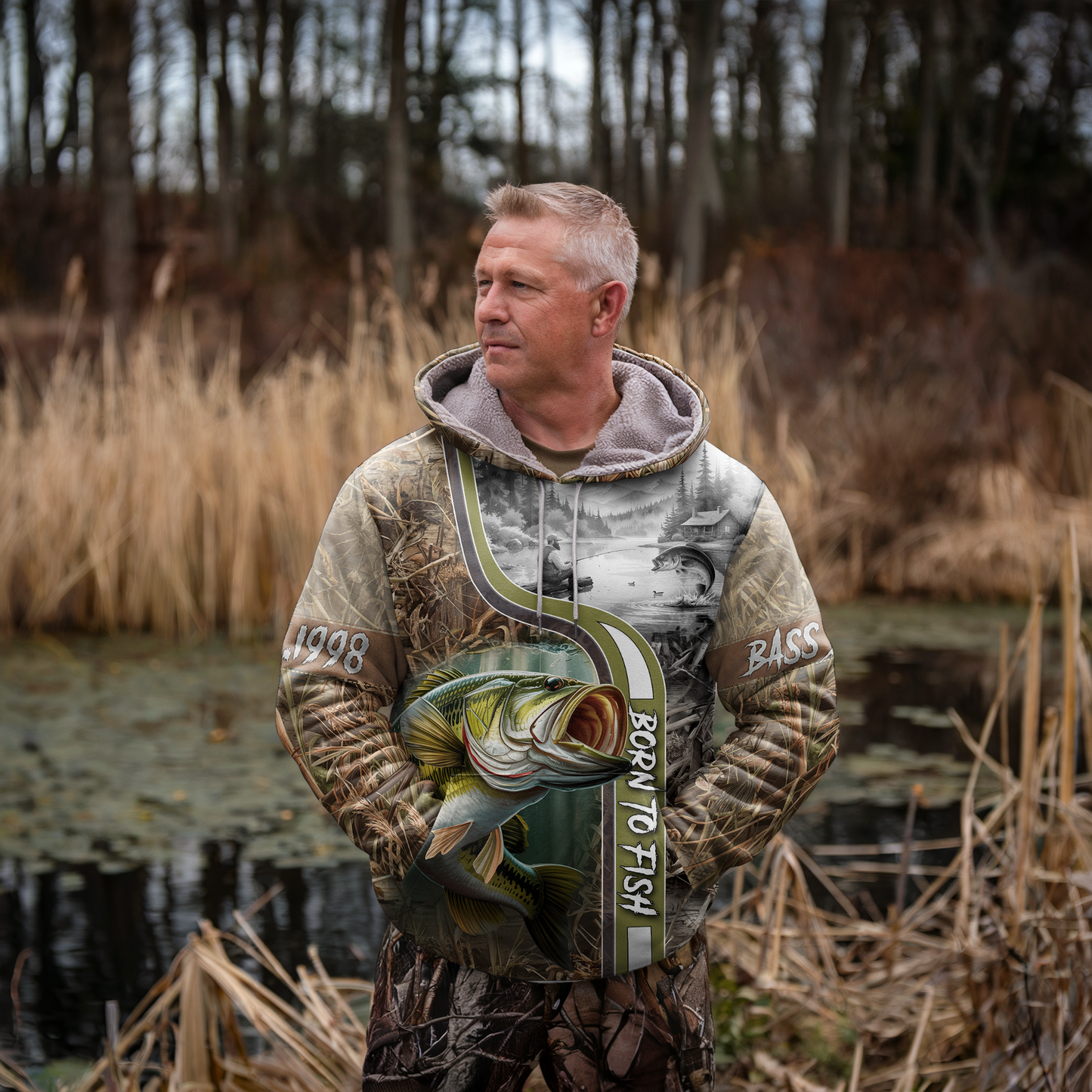 Backwater Bass Legend Personalized Hoodie