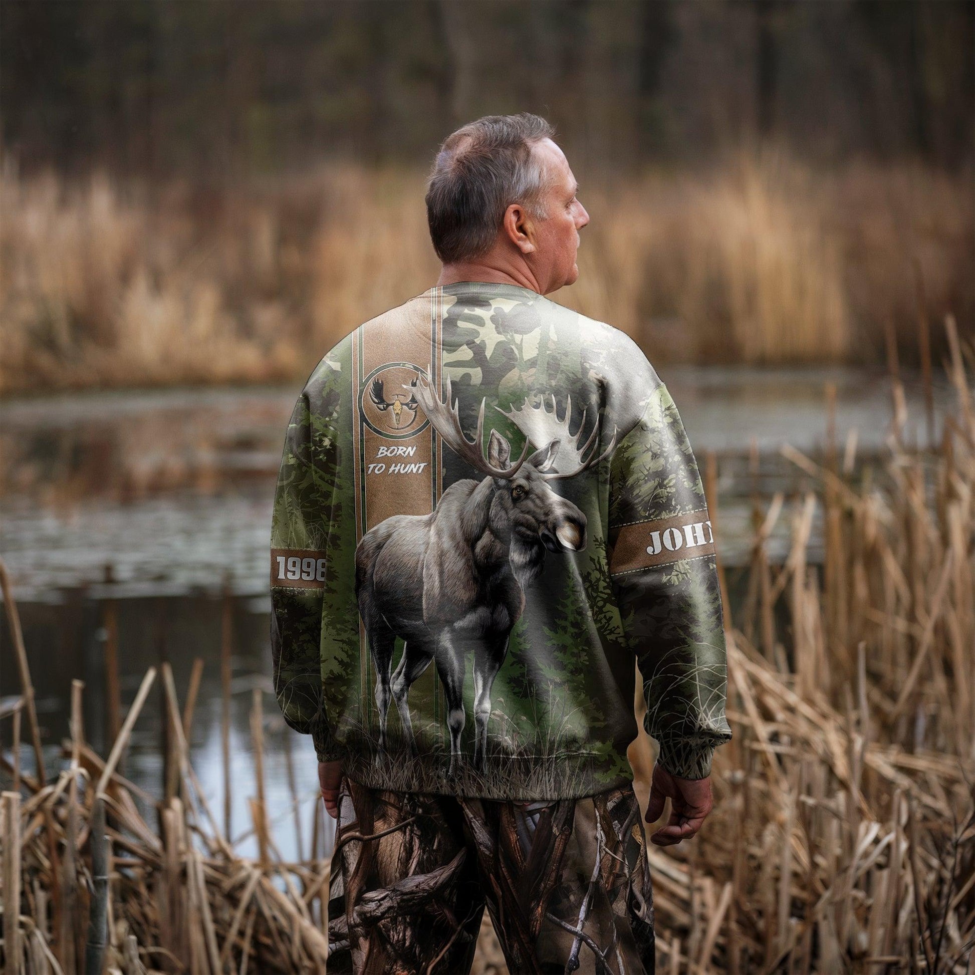 Moose Hunt Legend Sweatshirt Personalized - The Deerly