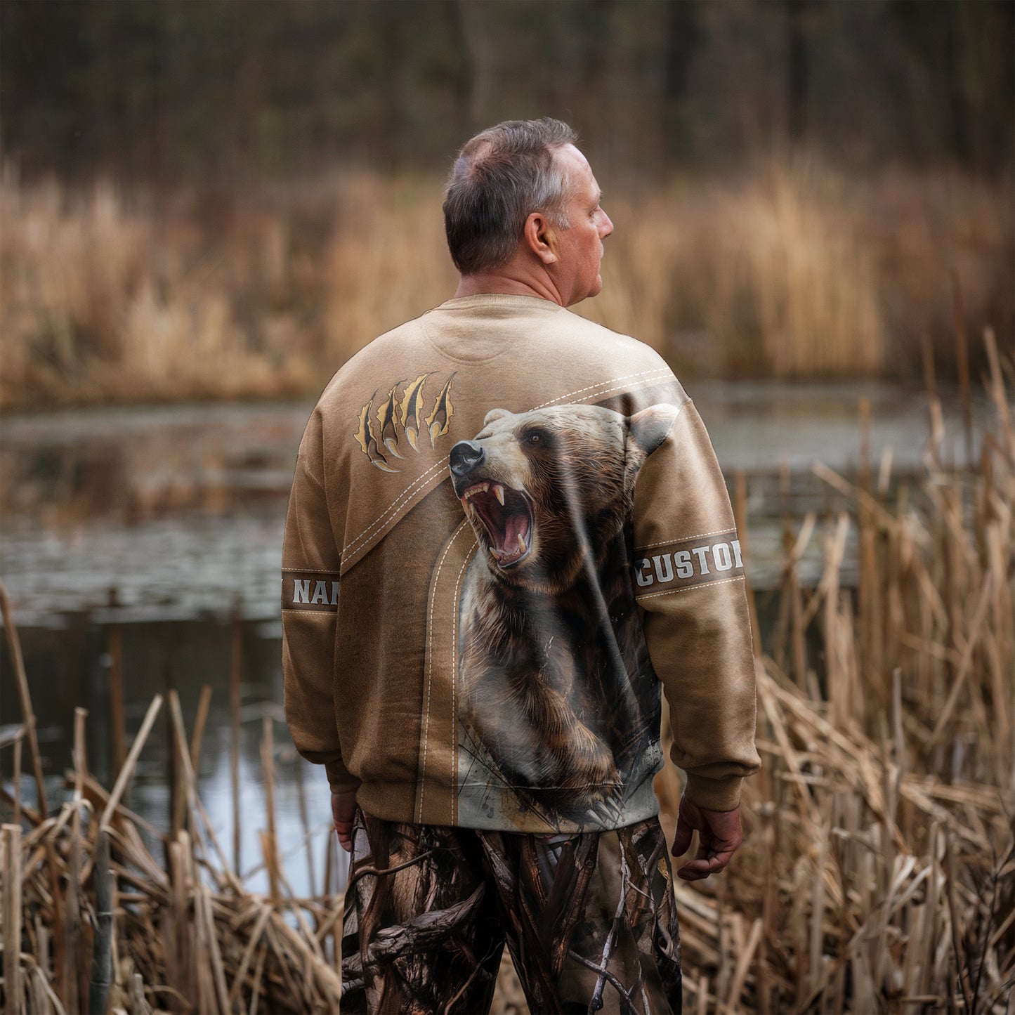 Bear Claw Wilderness Sweatshirt Personalized - The Deerly