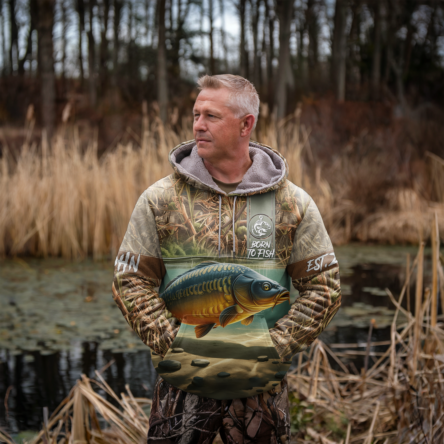 Carp Legend Personalized Hoodie