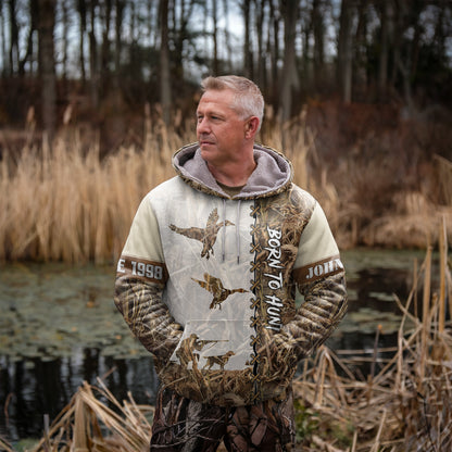 Duck Hunting Hoodie - Camo Design for Waterfowl Hunters