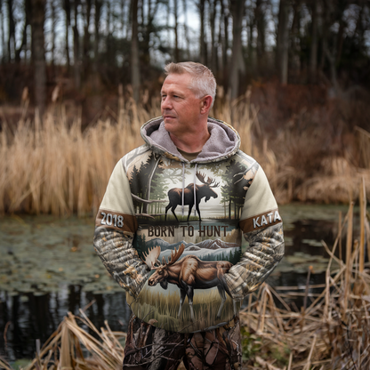 Bull Moose Wilderness Personalized Hoodie