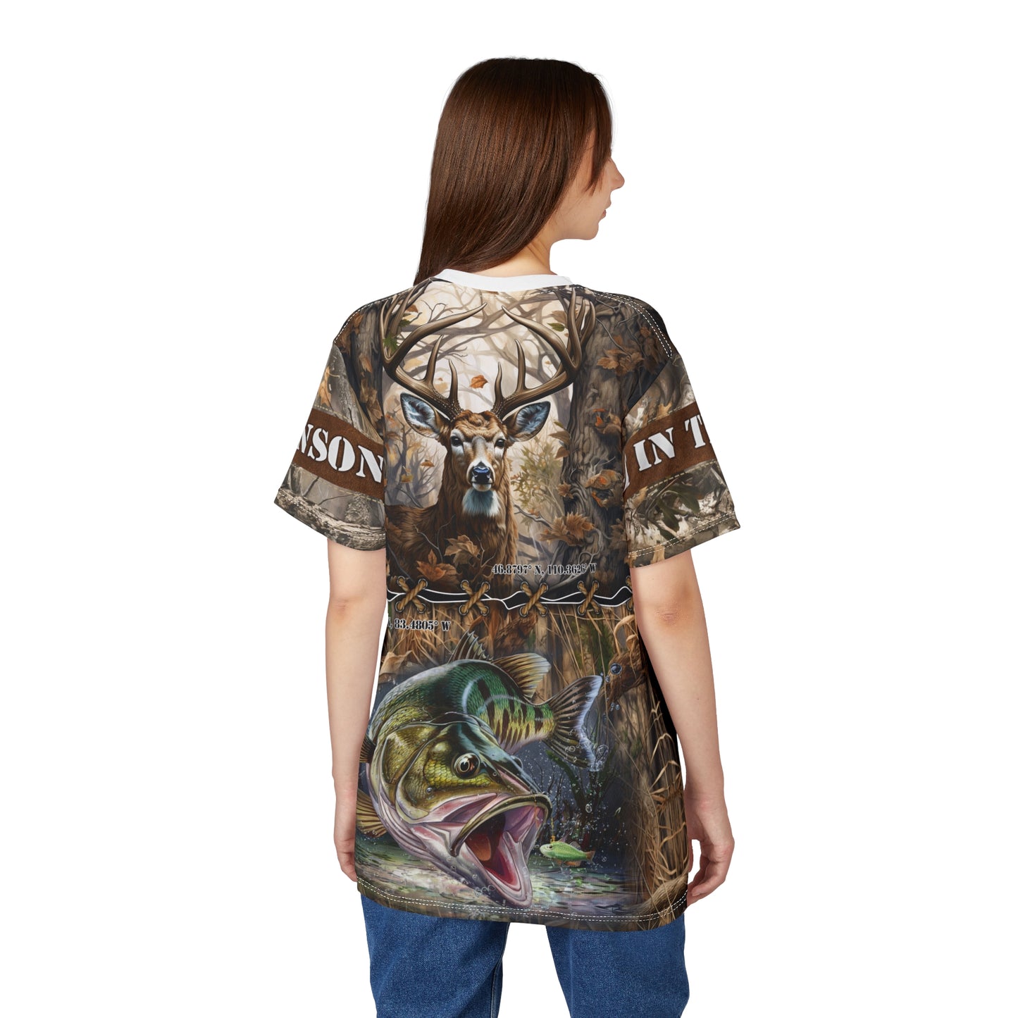 Wilderness Coordinates Personalized Unisex Cut & Sew Tee