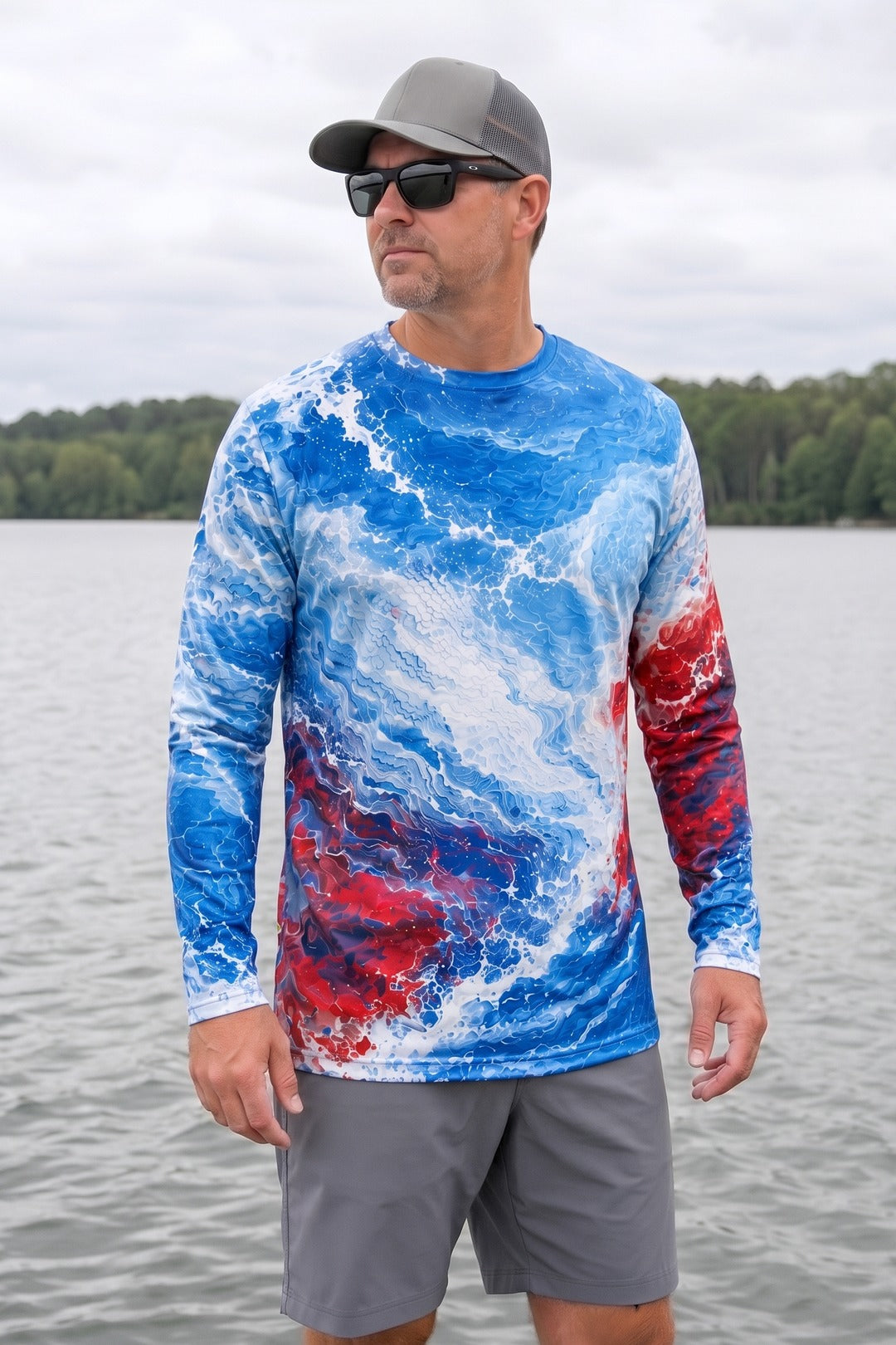 250th Anniversary Fishing Long Sleeve - Freedom Strike Marlin 🇺🇸 - AOF131 image 3