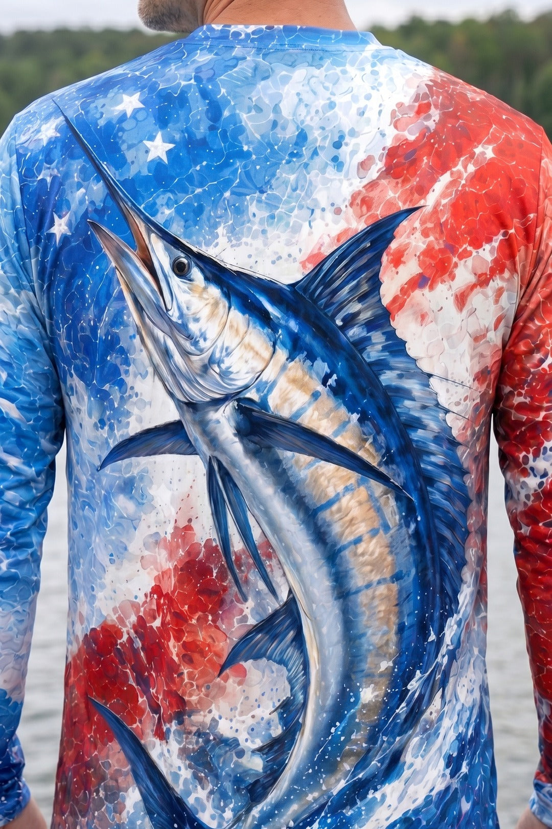 250th Anniversary Fishing Long Sleeve - Freedom Strike Marlin 🇺🇸 - AOF131 image 4
