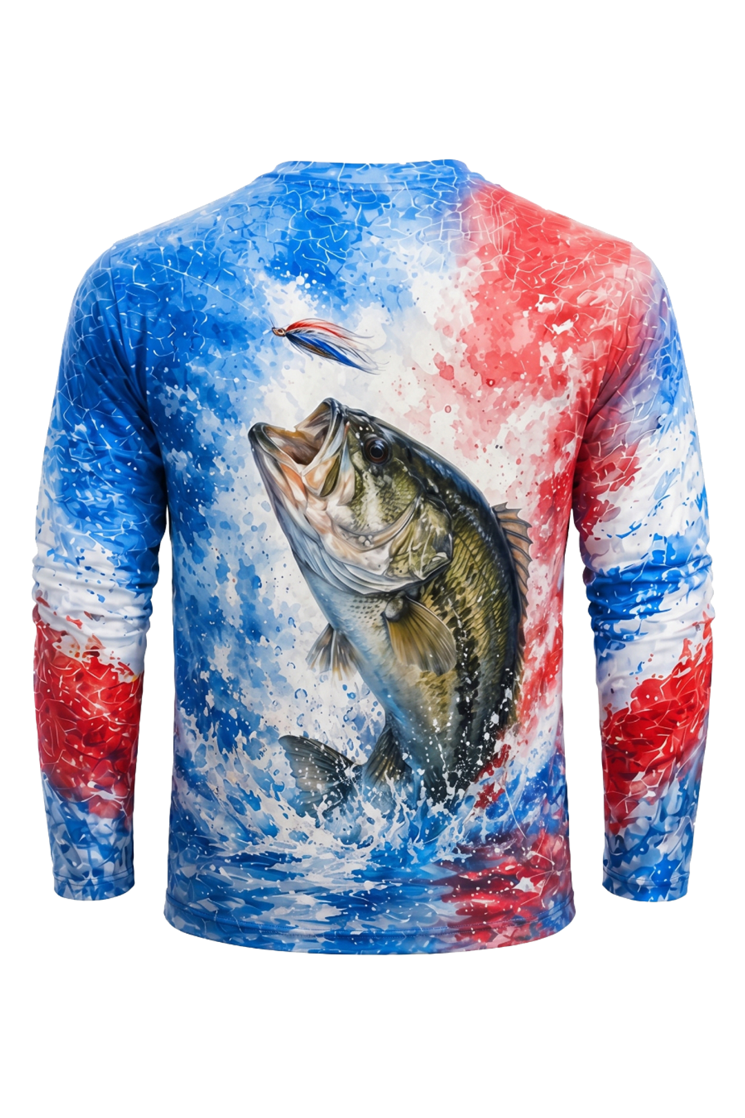 250th Anniversary Performance Fishing Long Sleeve - Freedom Strike Bass 🇺🇸 - AOF132 image 5