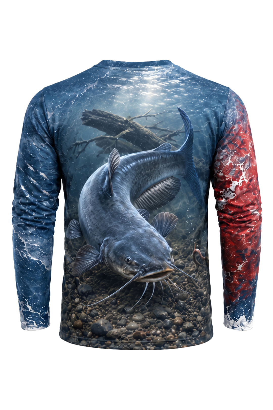 250th Anniversary Performance Fishing Long Sleeve - Freedom Strike Catfish 🇺🇸 - AOF133 image 5