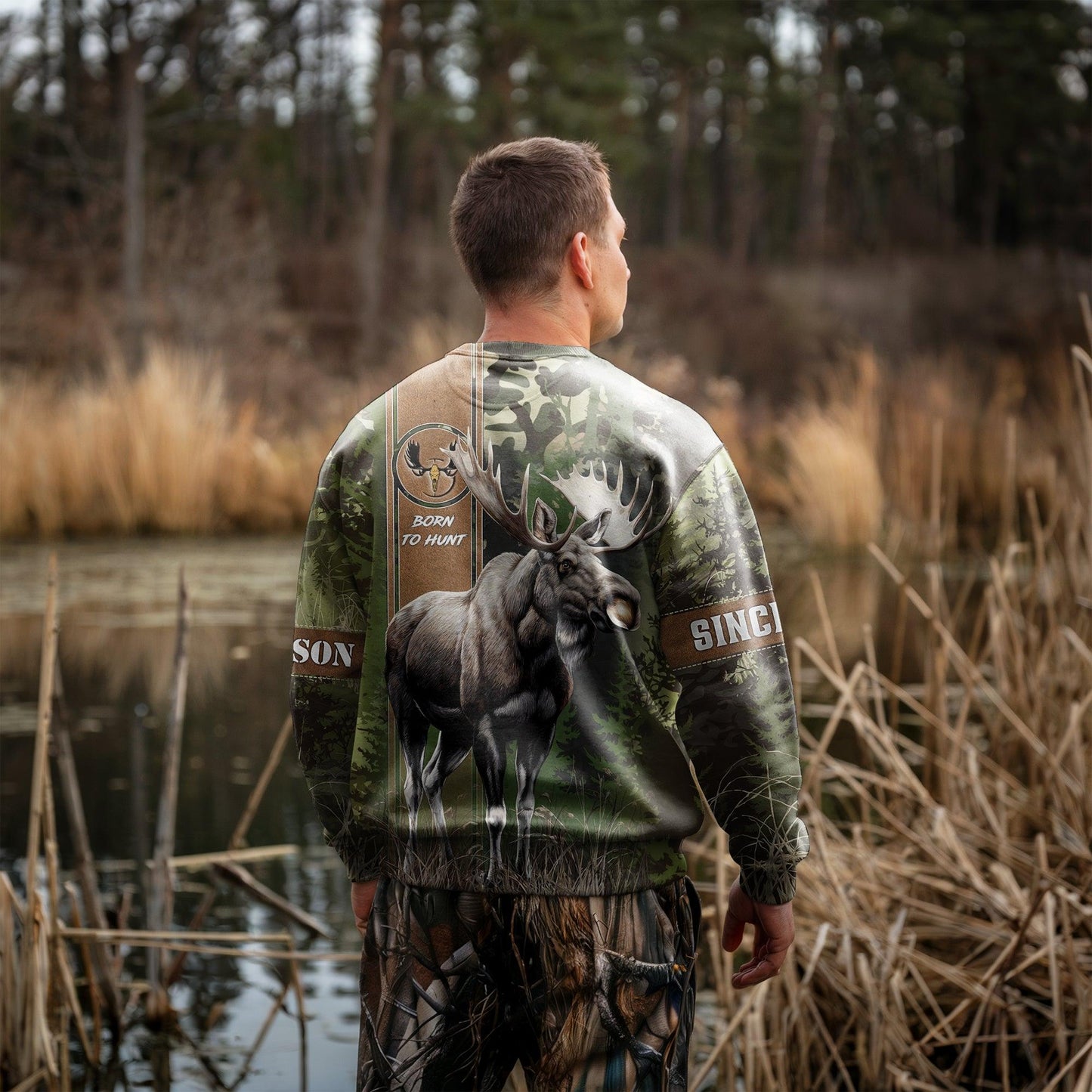 Moose Hunt Legend Sweatshirt Personalized - The Deerly