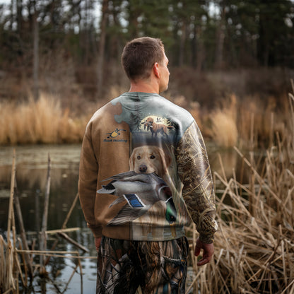 Retriever's Triumph Sweatshirt - Duck Hunting Collection - The Deerly