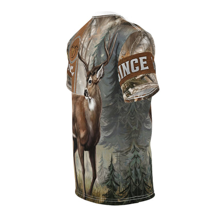 Buck Hunter Personalized Unisex Cut & Sew Tee