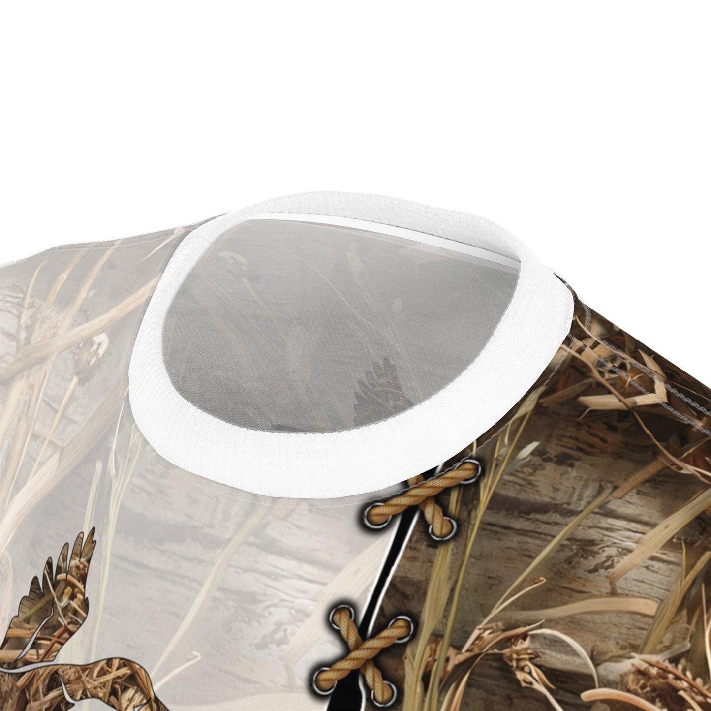 Marsh Camo Waterfowl Hunter Personalized Unisex Cut & Sew Tee