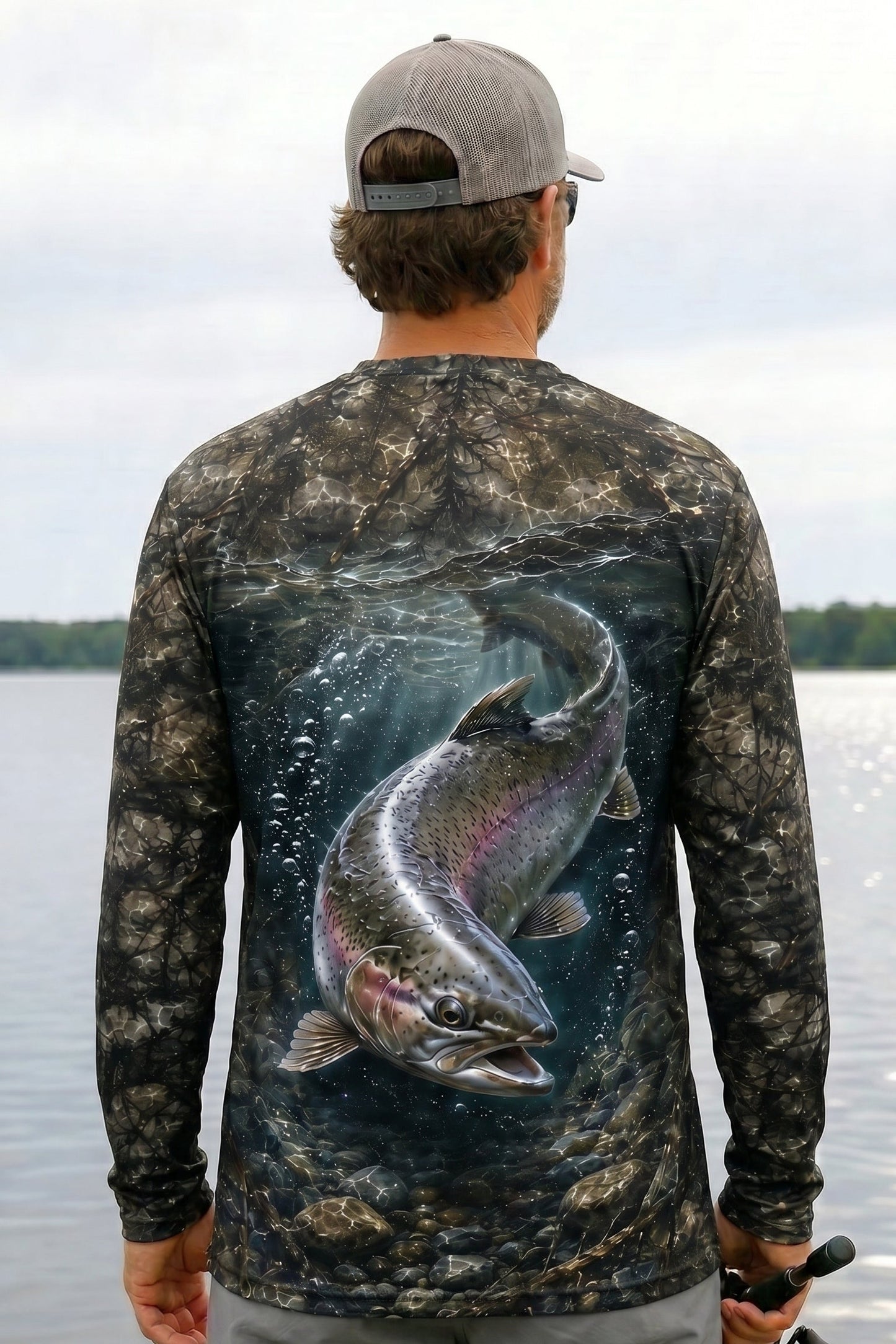 Performance Fishing Long Sleeve - Rapid Trout Timber - TBT106