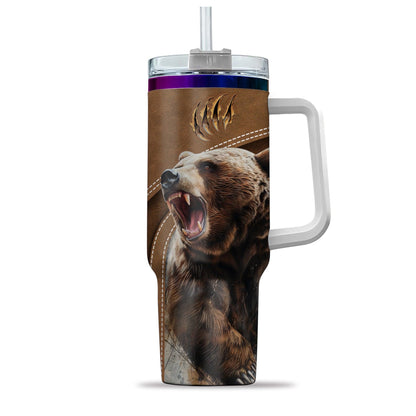 Bear Roar Personalized 40oz Tumbler - The Deerly