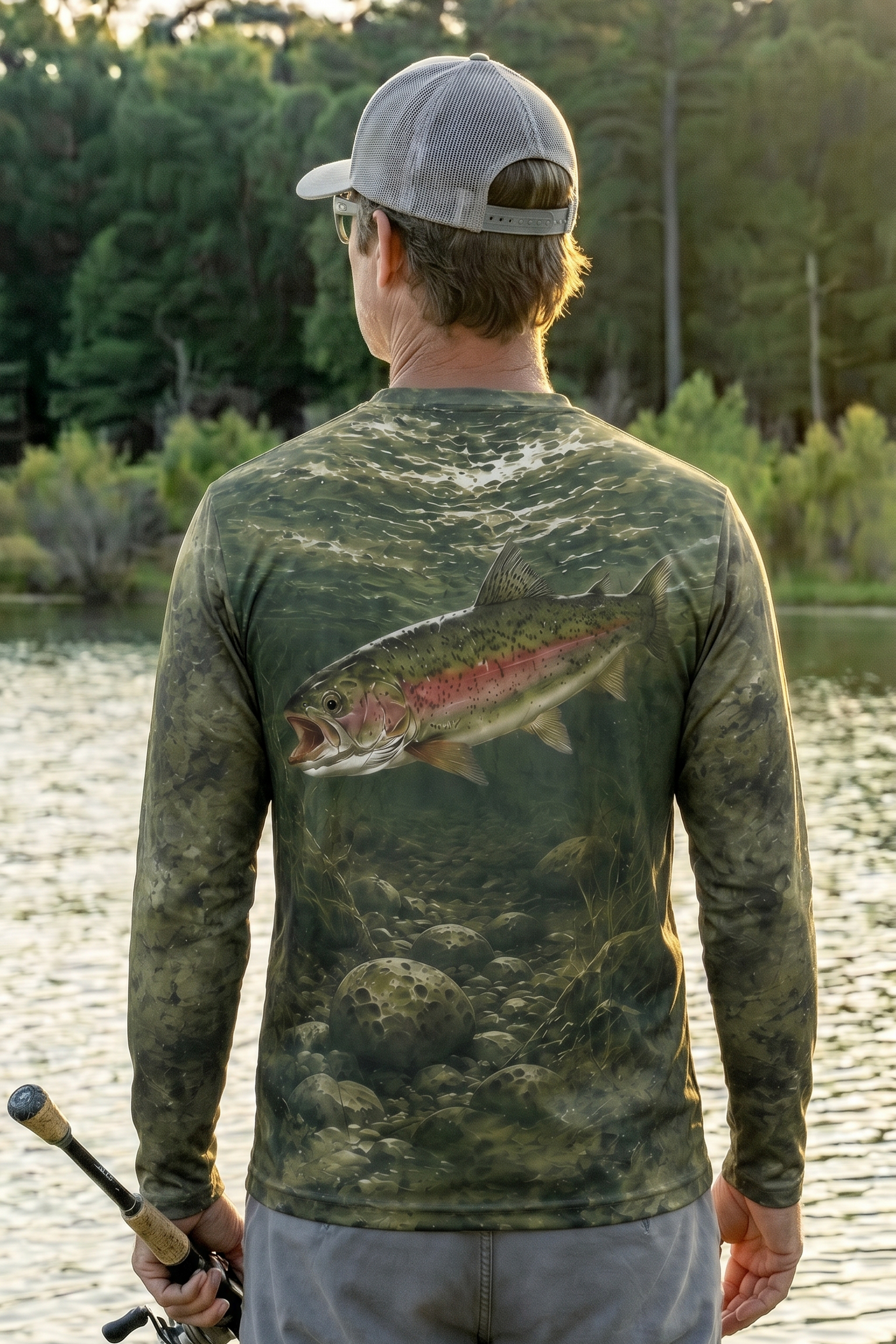 Performance Fishing Long Sleeve - Dragon Moss Rainbow - TBT117