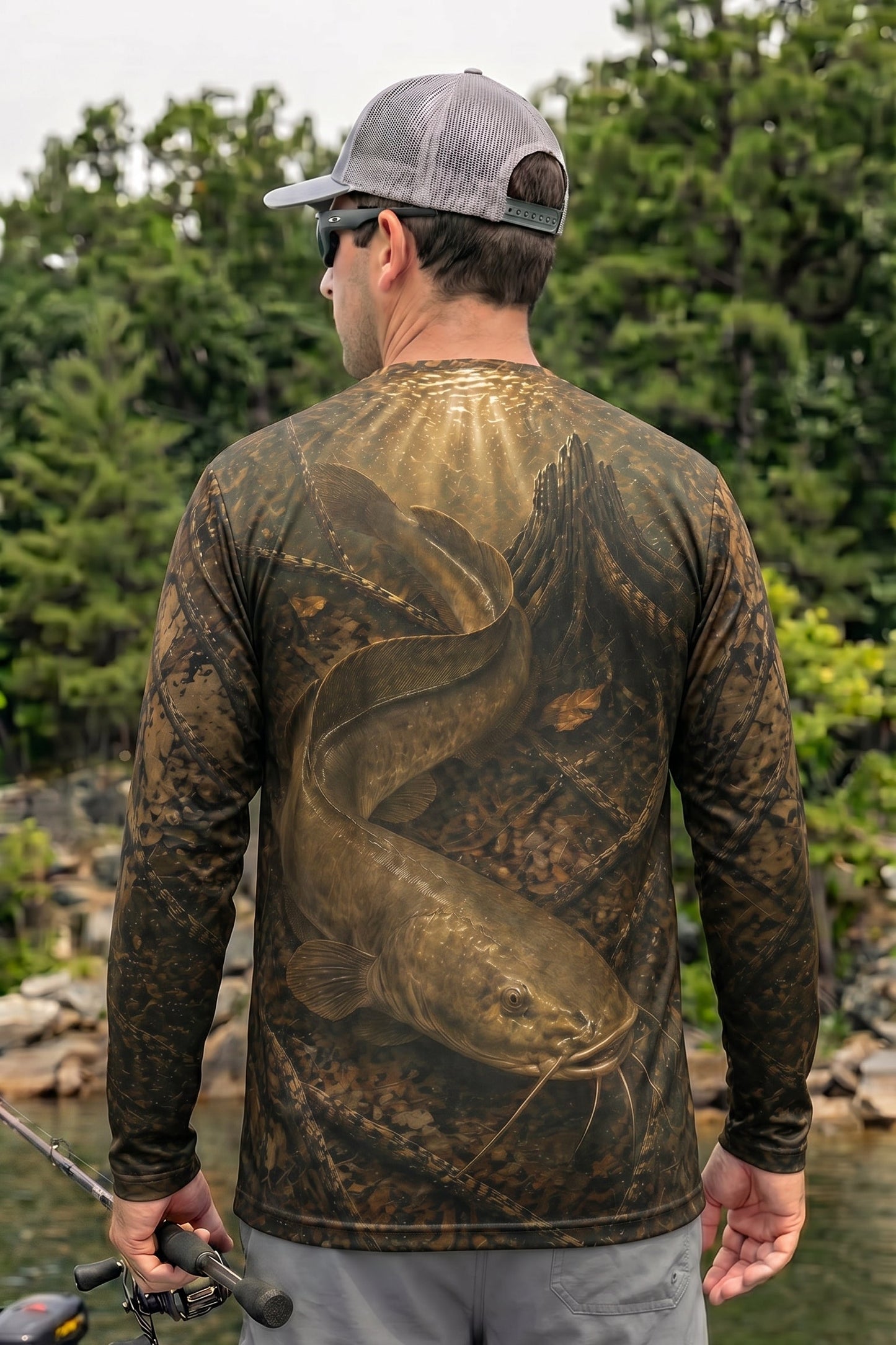 Performance Fishing Long Sleeve - Swamp Mud Catfish - TBT69