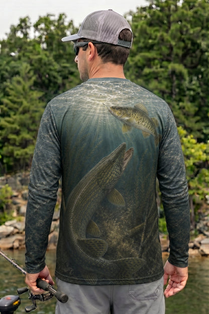 Performance Fishing Long Sleeve - Razor Fin Strike - TBT74