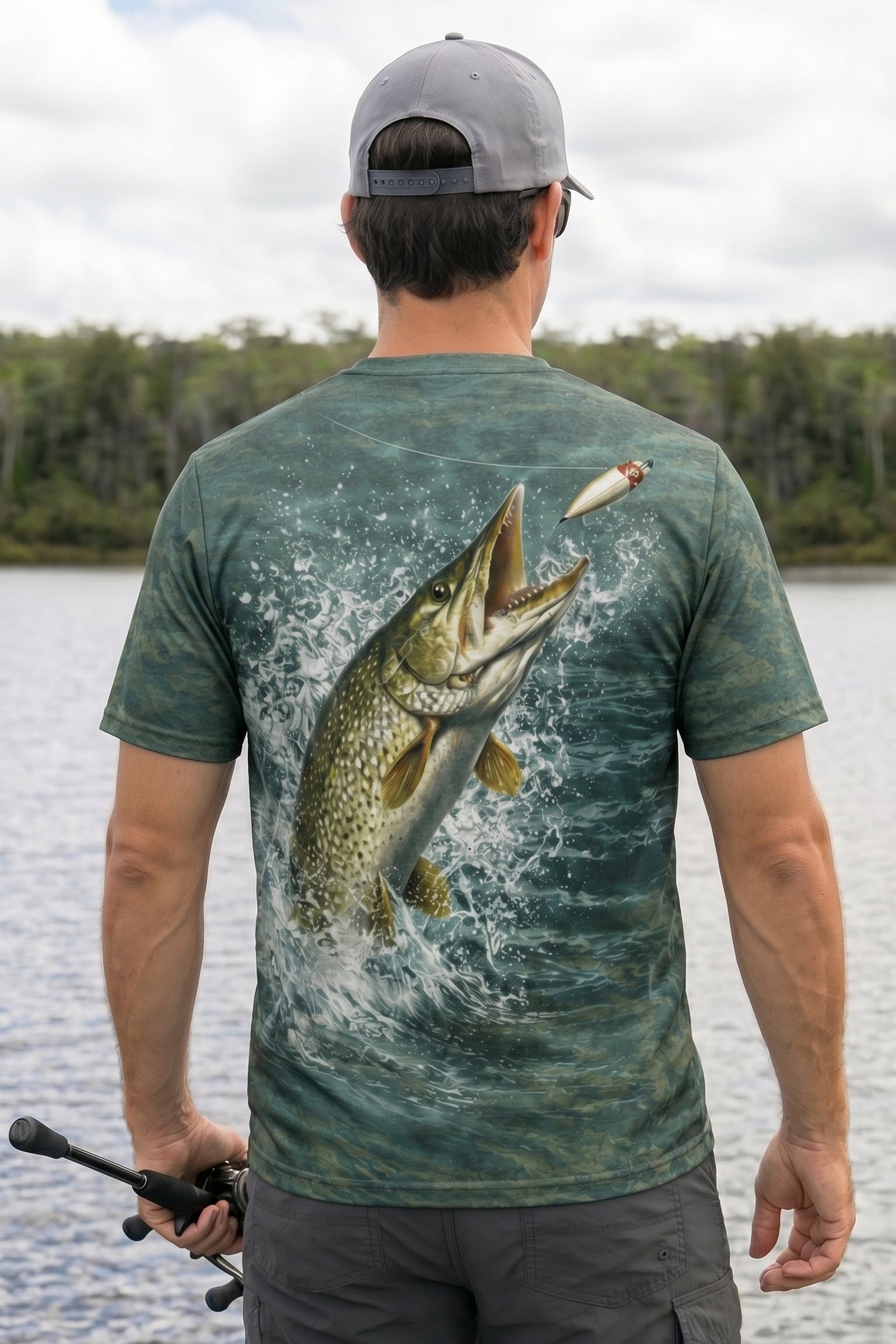 Pro Fishing Short Sleeve - Backwater Pike Ambush - AOF18