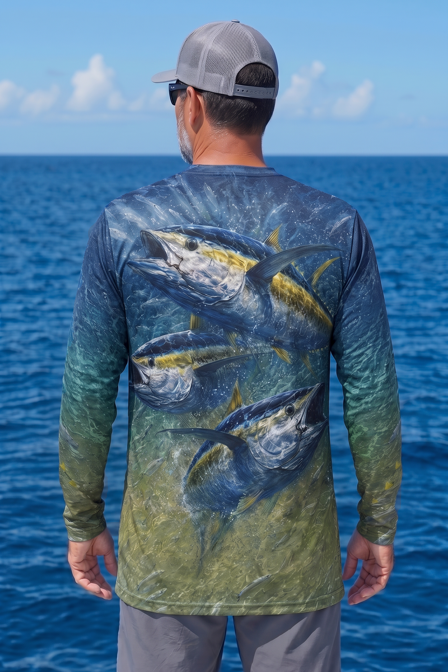Performance Fishing Long Sleeve - Kelp Forest Yellowfin Tuna - TBT277
