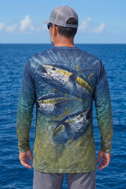 Performance Fishing Long Sleeve - Kelp Forest Yellowfin Tuna - TBT277