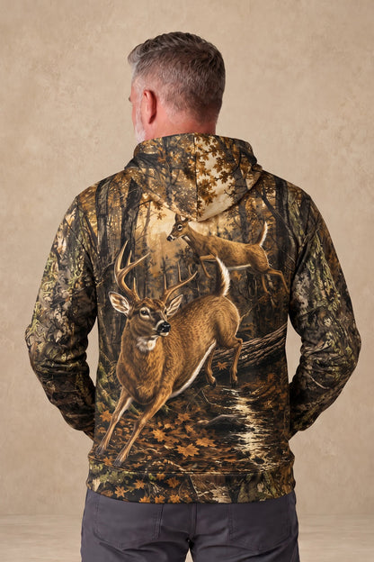 Performance Fleece-Lined Hoodie – Autumn Creek Whitetail Pursuit