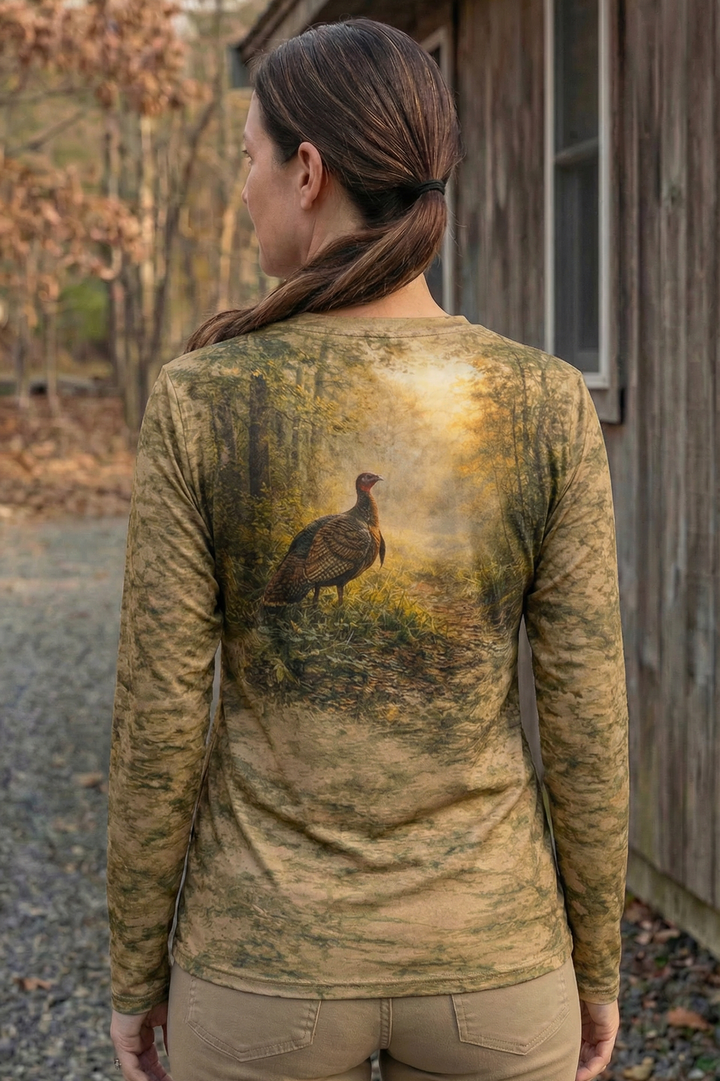 Performance Hunting Long Sleeve - First Light Turkey Strut - TBT15