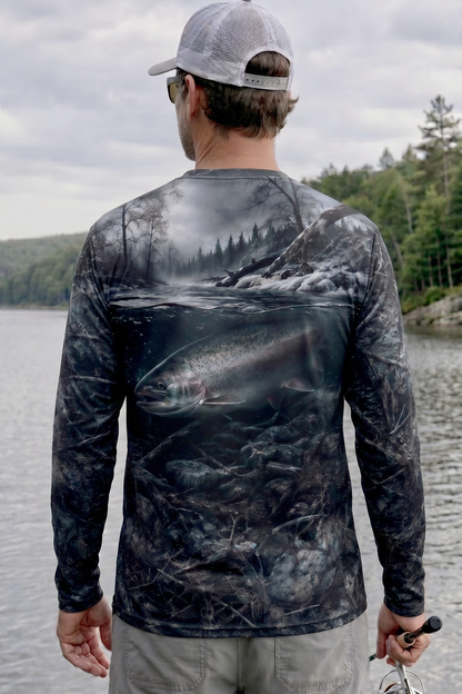 Performance Fishing Long Sleeve - River Steelhead Timber - TBT104