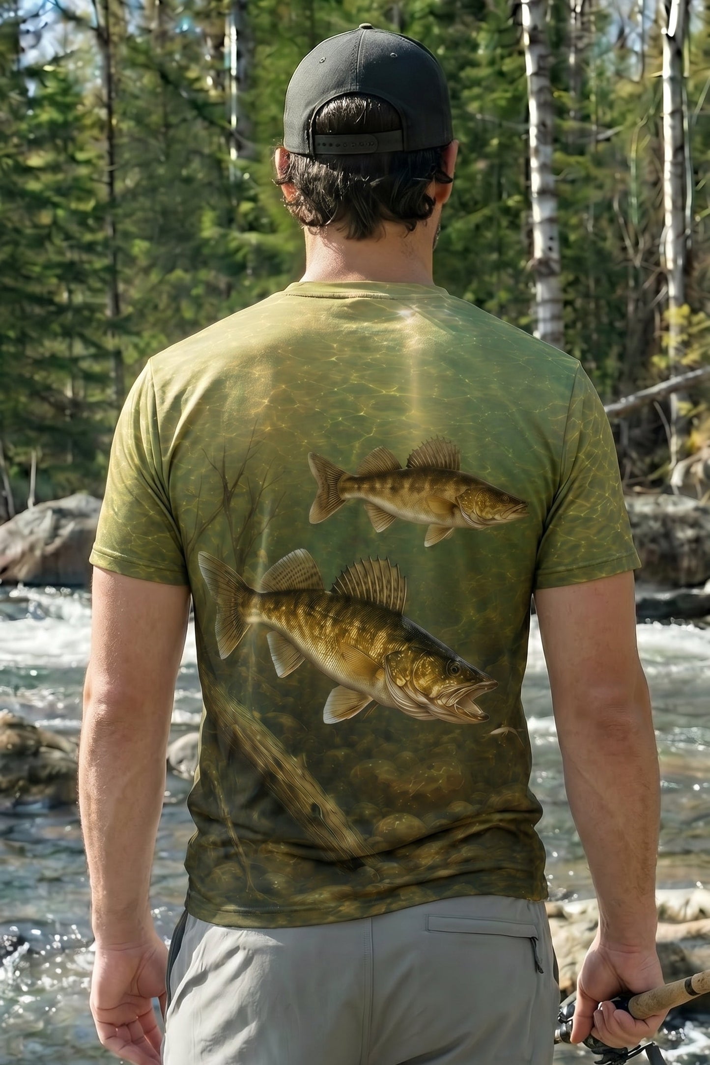 Pro Fishing Short Sleeve - Gravel Walleye Haul - AOF17