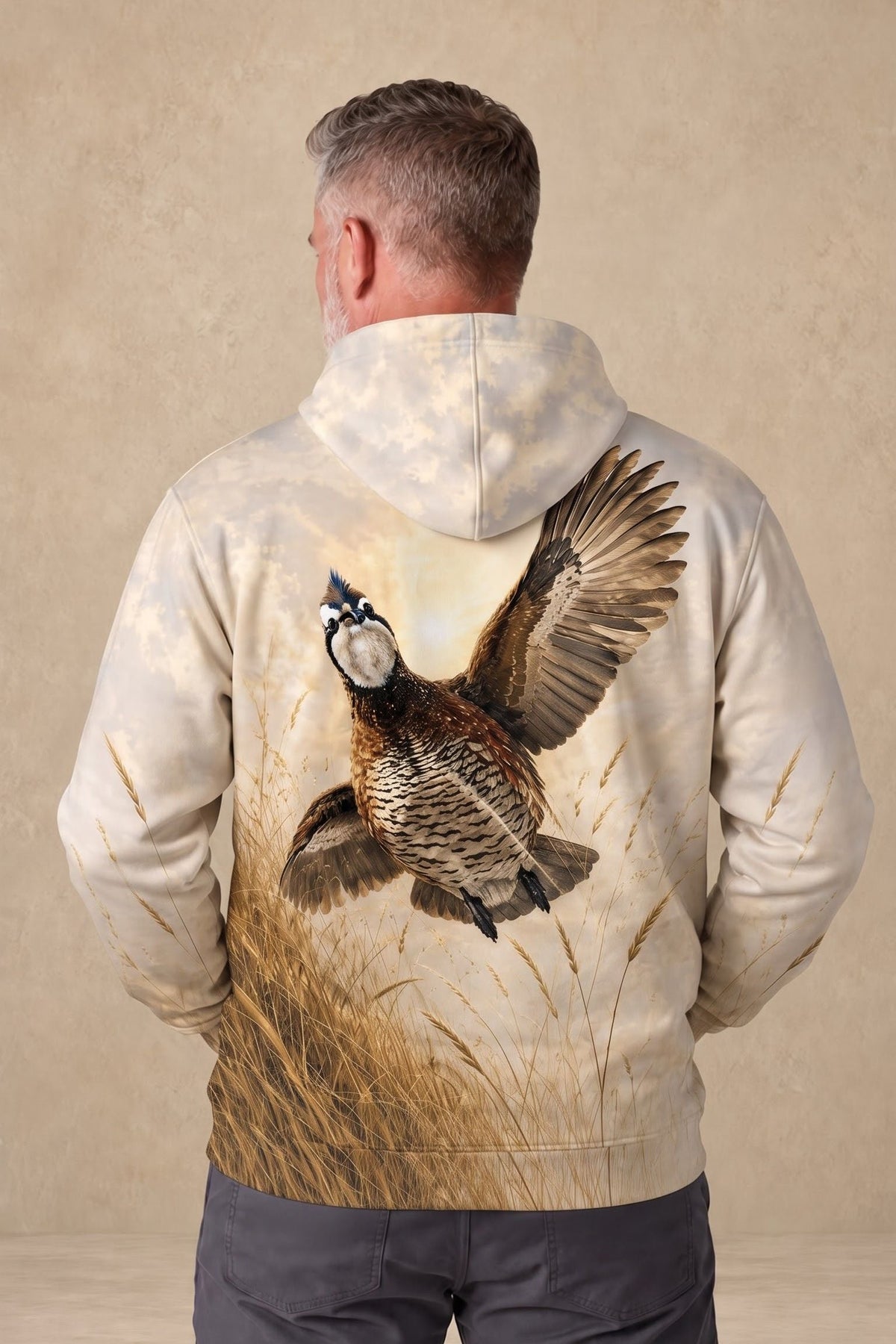Performance Fleece-Lined Hoodie - Sunburst Wheat Quail Rise