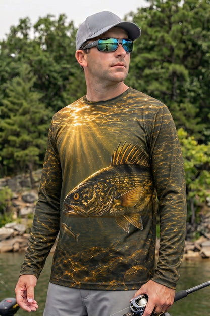 Performance Fishing Long Sleeve - Hardrock Walleye Hunt - TBT65
