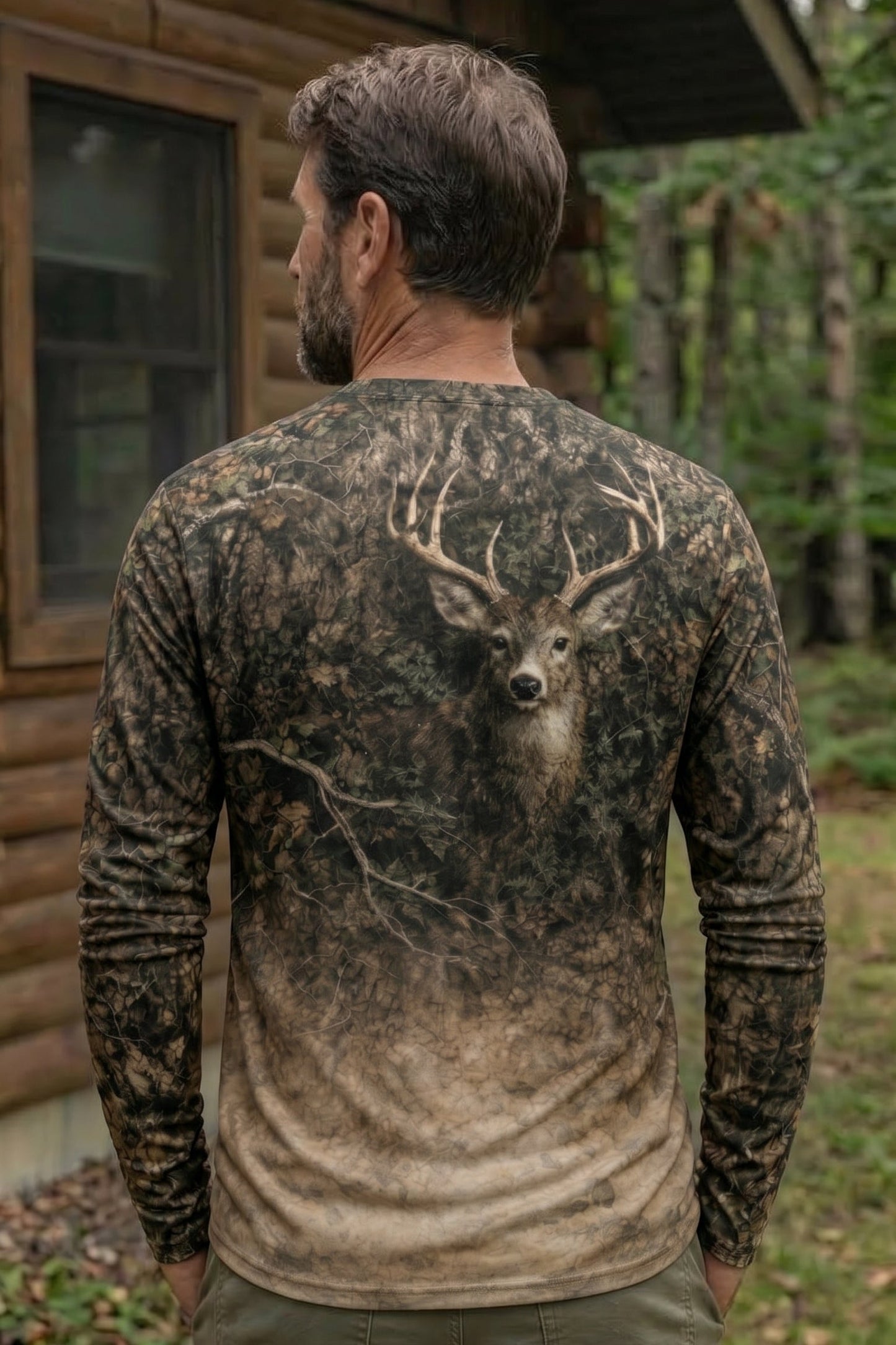 Performance Hunting Long Sleeve - Deer in Cover - AOD05