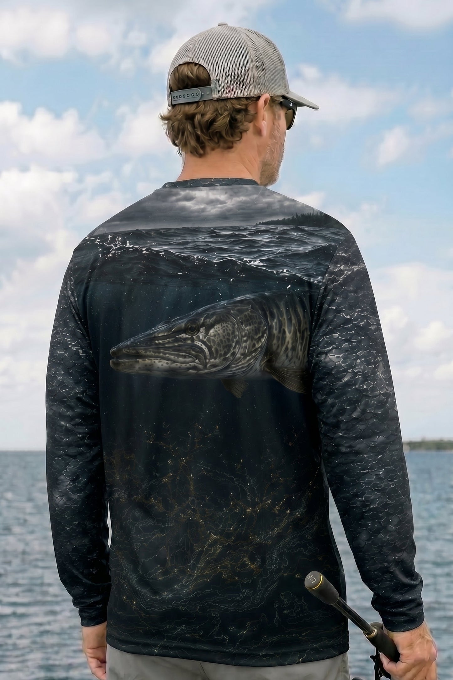 Performance Fishing Long Sleeve - Storm Wave Musky - TBT115