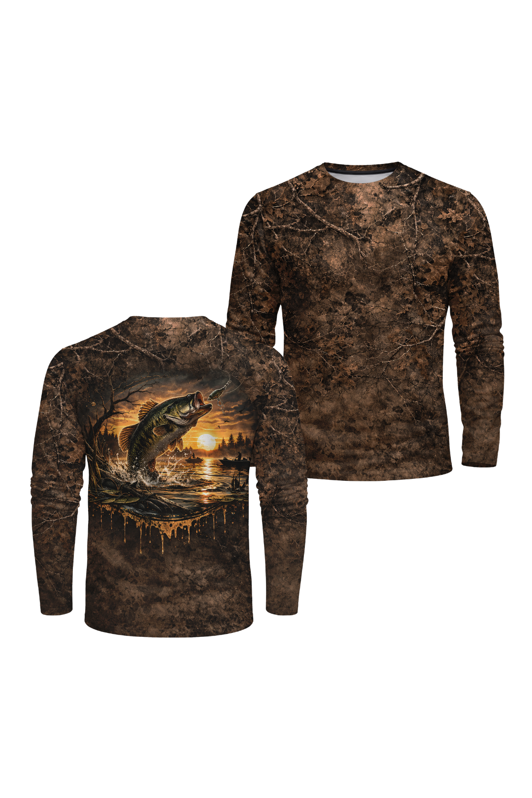 Performance Hunting Long Sleeve - Swamp Bass Dusk - SD8B