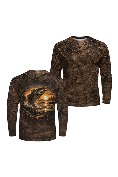 Performance Hunting Long Sleeve - Swamp Bass Dusk - SD8B