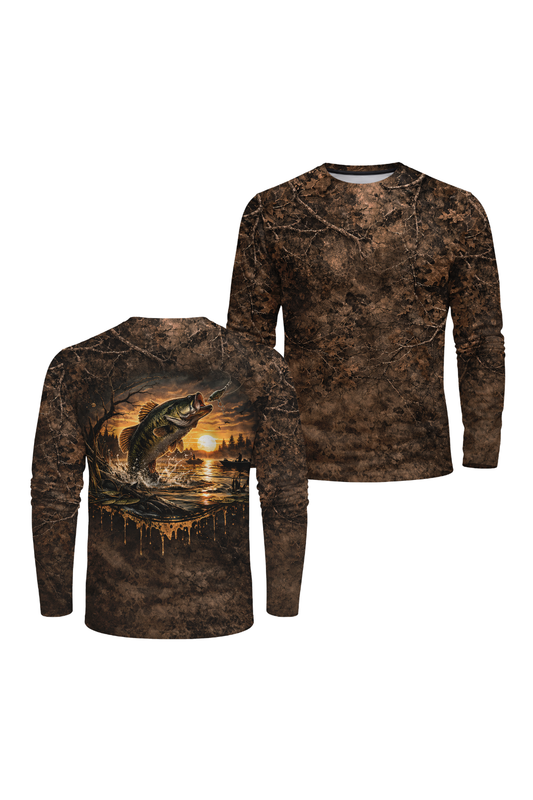 Performance Hunting Long Sleeve - Swamp Bass Dusk - SD8B