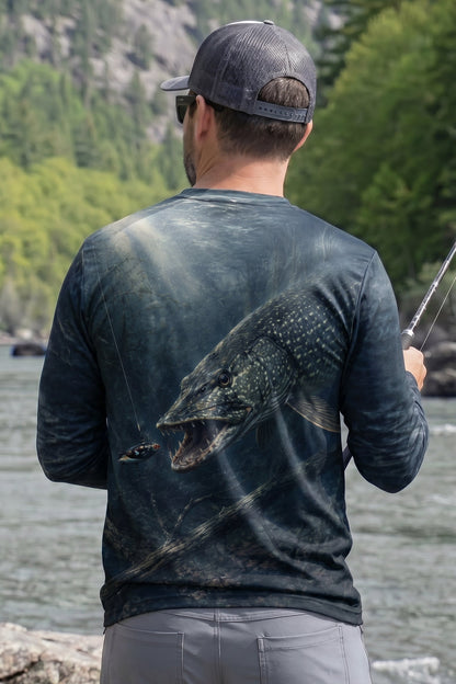 Performance Fishing Long Sleeve - Deep Strike Pike - AOF03