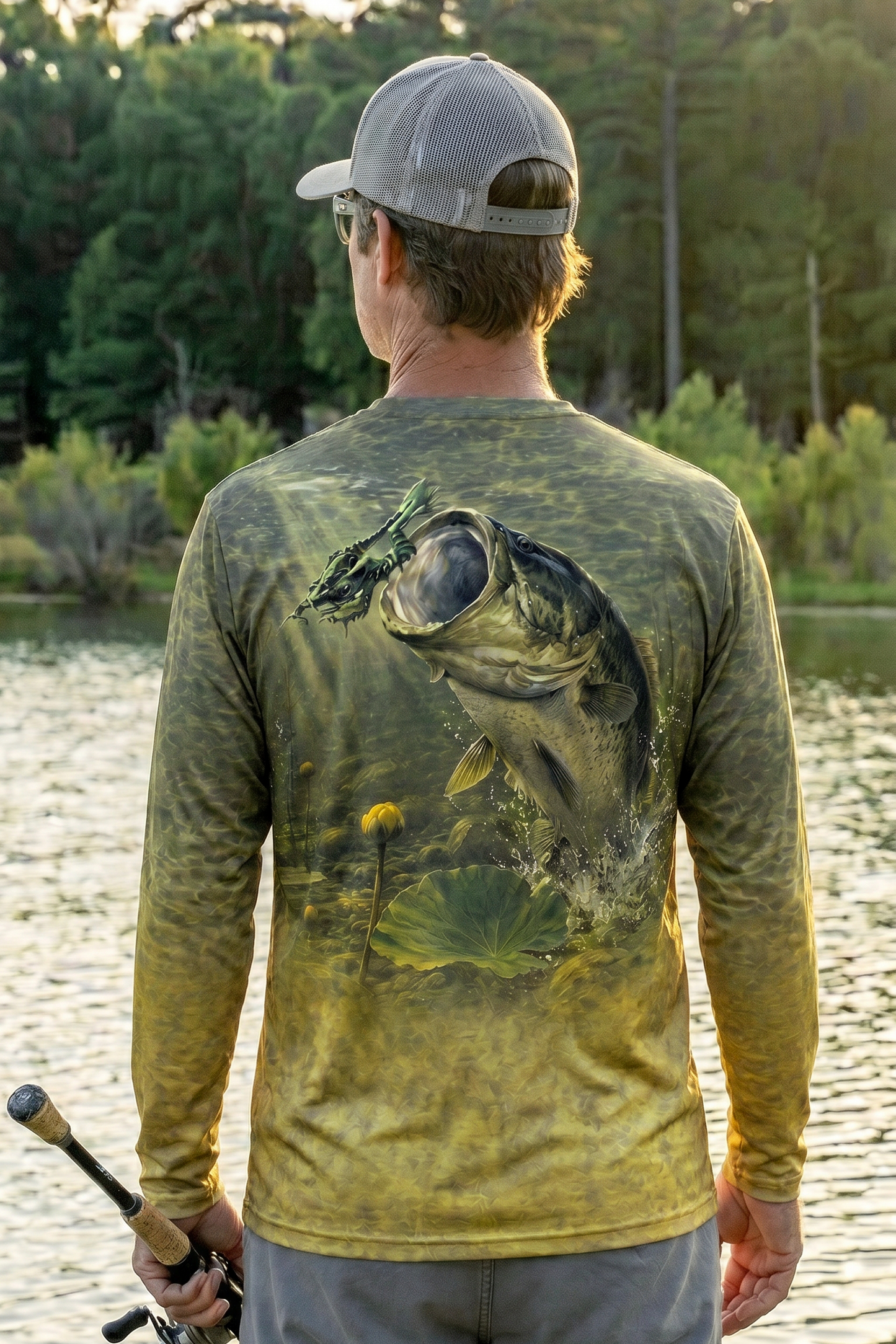 Performance Fishing Long Sleeve - Stillwater Frog Bass - TBT141