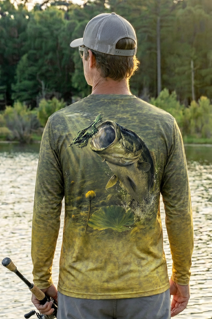 Performance Fishing Long Sleeve - Stillwater Frog Bass - TBT141
