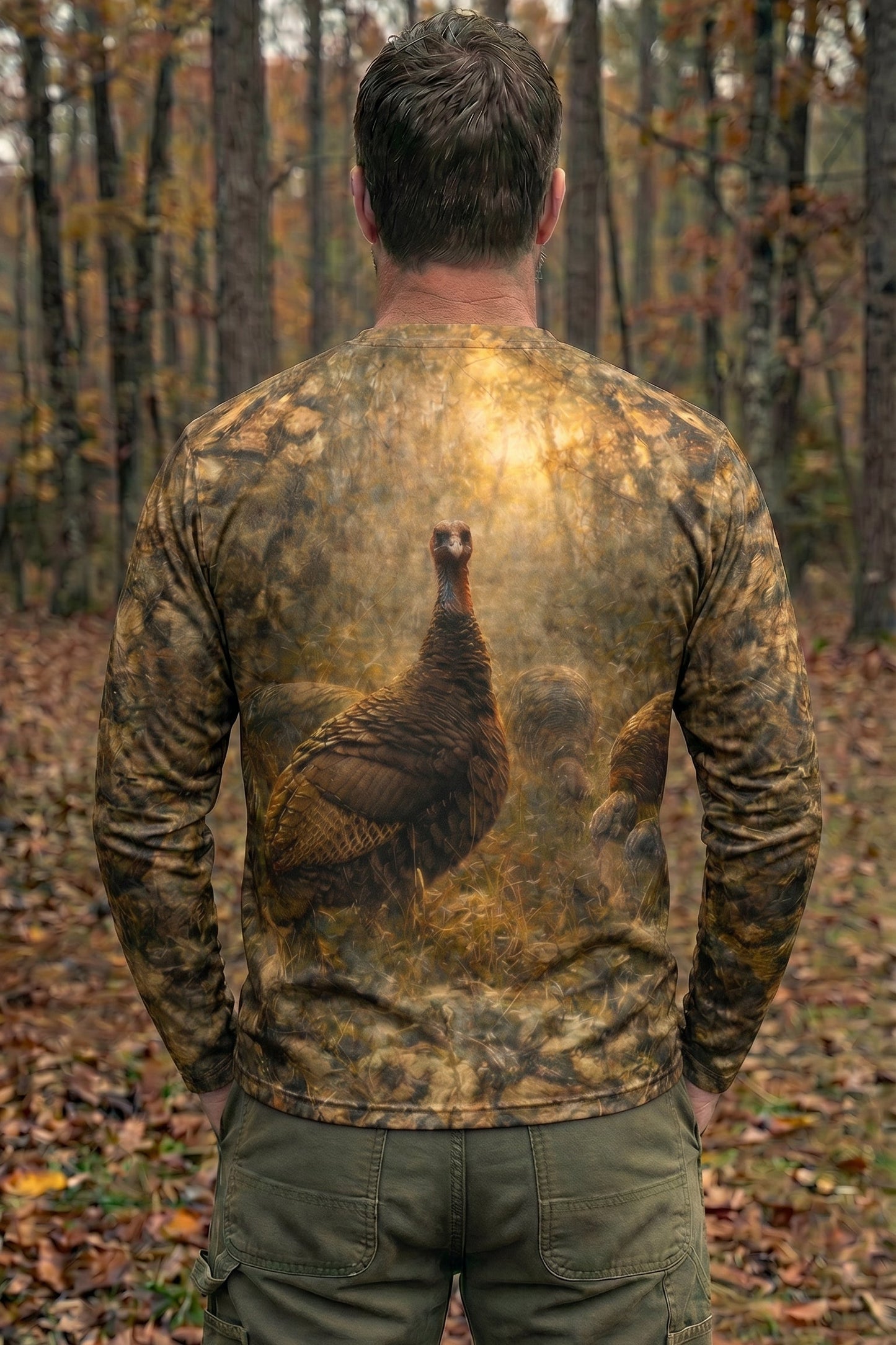 Performance Hunting Long Sleeve - Golden Gobble Watch - SRT18