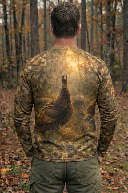 Performance Hunting Long Sleeve - Golden Gobble Watch - SRT18