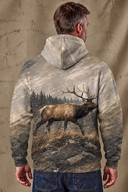 Performance Fleece-Lined Hoodie – Mountain Elk Summit