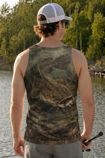 Pro Fishing Tank Top - River Bottom Catfish -  TBT68