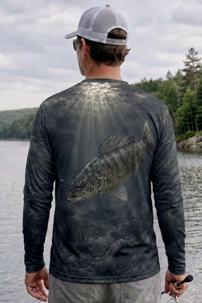 Performance Fishing Long Sleeve - Ghostly Deep Walleye - TBT120